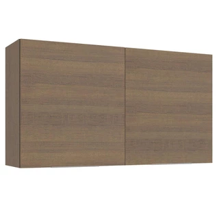 Armário Aéreo Madesa Stella 120 cm 2 Portas - Rustic em Oferta na Shopee