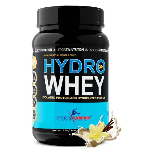 Hydro Whey – Whey Protein Hidrolisado sabor baunilha Sports Nutrition 908g