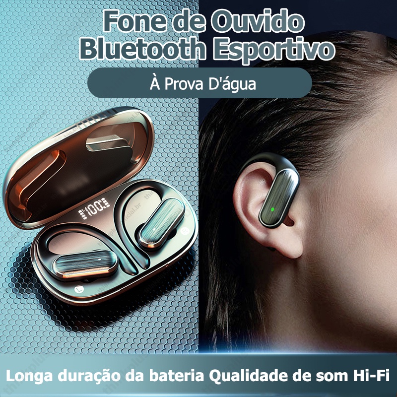 A520 TWS Fone De Ouvido Bluetooth Sem Fio Esportivo À Prova D’água HiFi Com Microfone Redução De Ruído