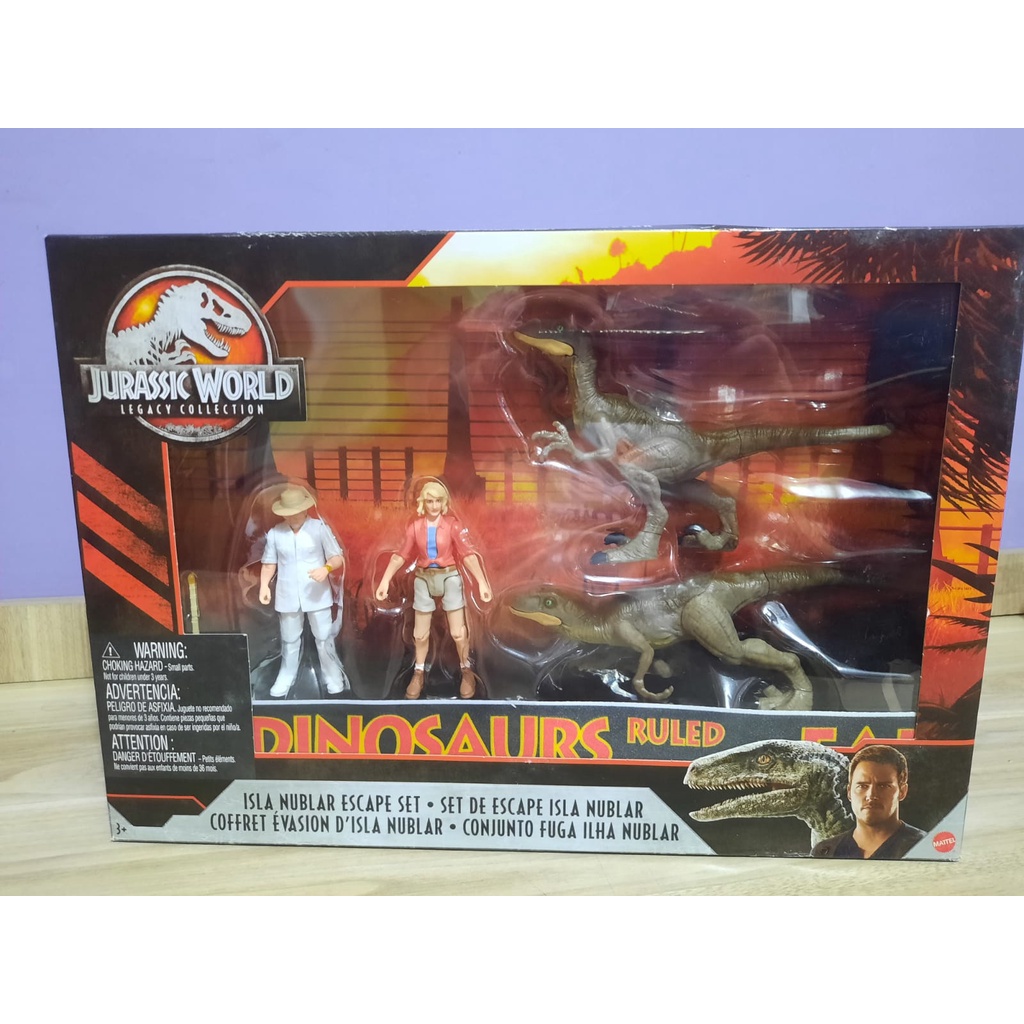 Jurassic world isla nublar escape online set