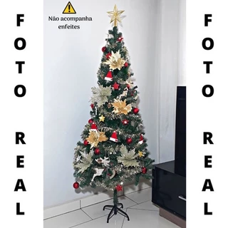 Arvore Natal 1,80M Verde Natalina 320 Galhos Pronta Entrega NTY10180