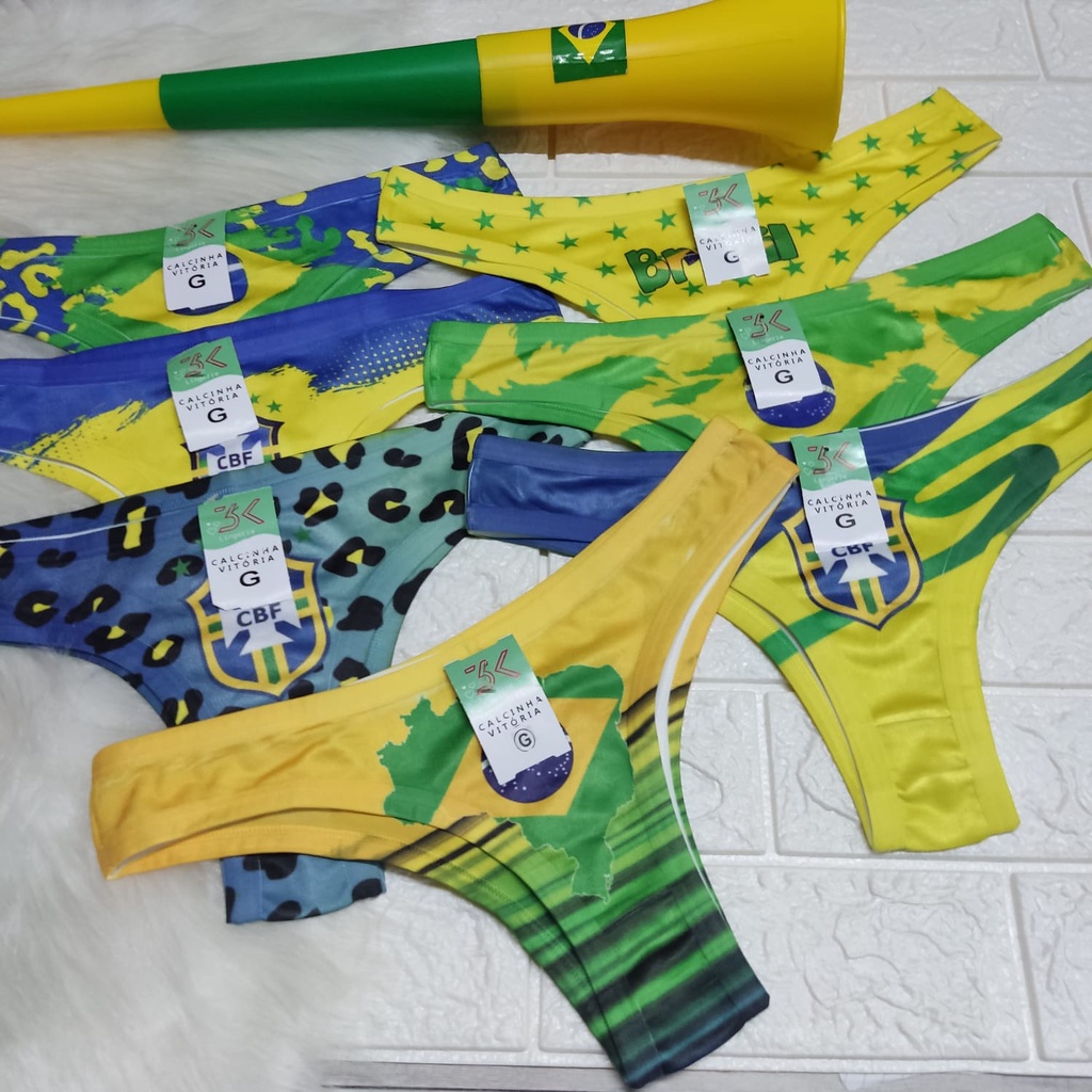 calcinha do Brasil copa do mundo 2022 lingerie sele o brasileira vit ria