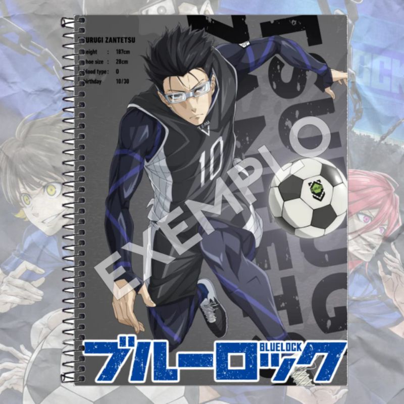 caderno anime blue lock | Shopee Brasil