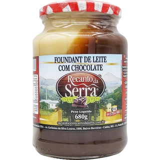 Foundant de leite com chocolate 680g - Recanto da Serra
