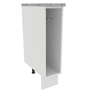 Balcão Porta-Pano Madesa para Cozinhas Glamy, Agata e Stella 20 cm (Com Tampo) - Branco em Oferta na Shopee