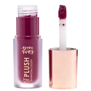 Bruna Tavares BT Plush 2 em 1 Plum - Batom Líquido 6g