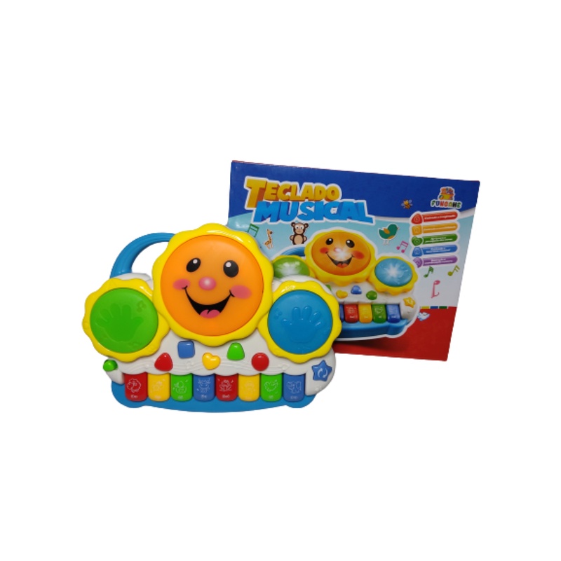 Teclado Piano Musical Bebê Brinquedo Infantil Drum Divertido