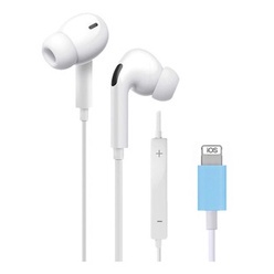 Fone IPhone de Ouvido Lightning Para Iphone X XR 11 12 13 14 Pro Max