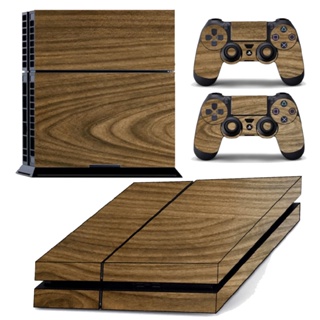 Skin PS4 Fat Playstation Adesivo Pelicula Protetora Wood Capuccino