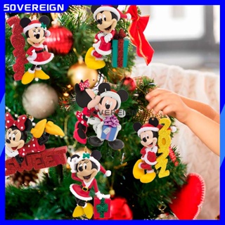 Disney Minnie Mickey Mouse Pingente De Natal Pendurado Ornamentos Decorações Árvore Decoração Ano Novo