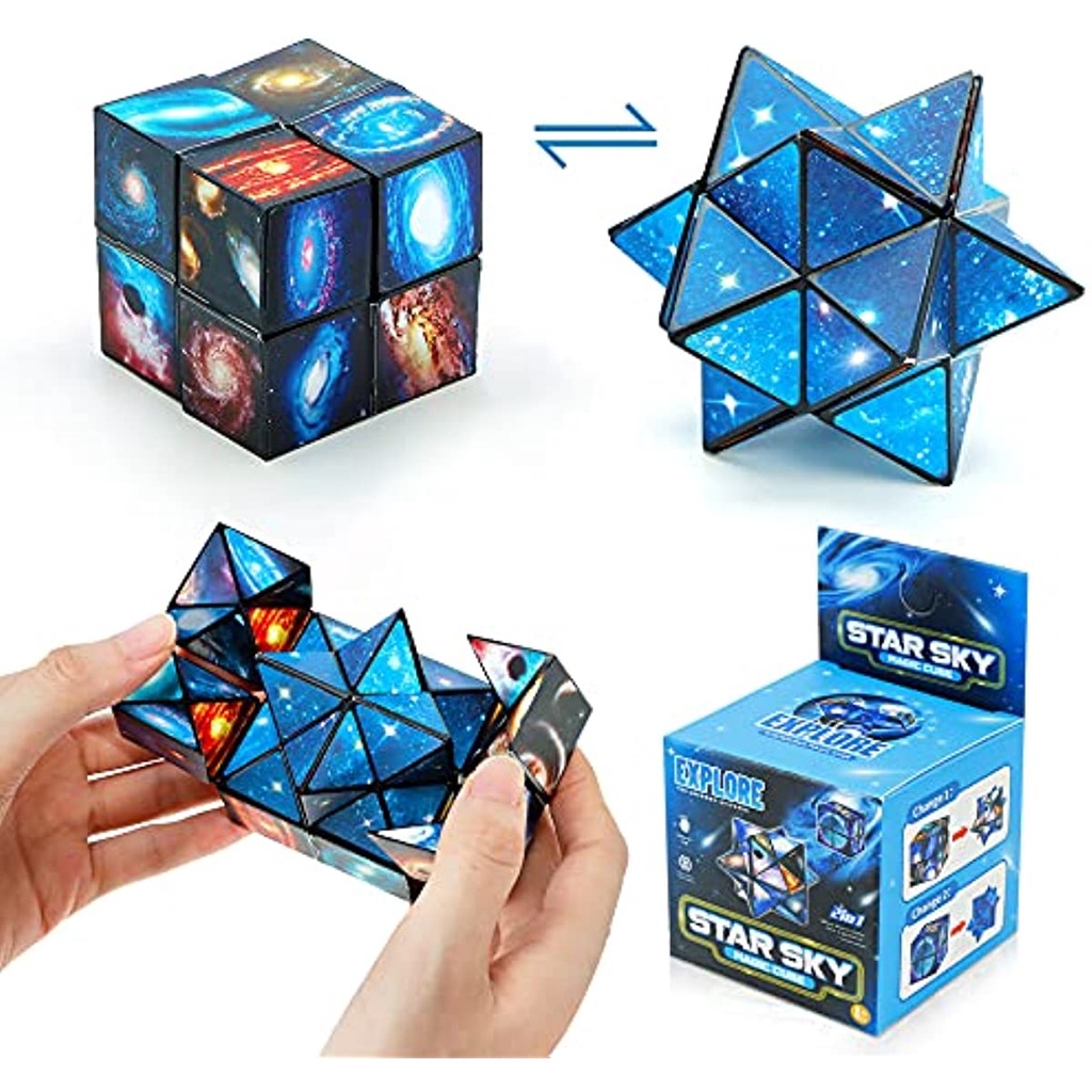 Cubo Mágico, Cubo de Quebra-Cabeça Mágico, Cubos Transformadores, Cubo de  Estrela Mágica, Cubos Mágicos de 3d Puzzle, Cubo de Velocidade, Cubo  Infinito, Cubo Mágico de Quebra-Cabeças, Para Crianças Adul