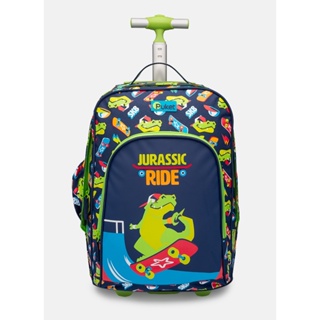 Mochila Escolar com Rodinha Dinossauro Skate - Puket