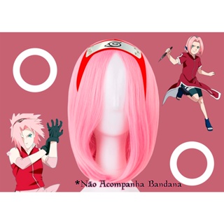 cosplay sakura haruno infantil anime naruto clássico fantasia original