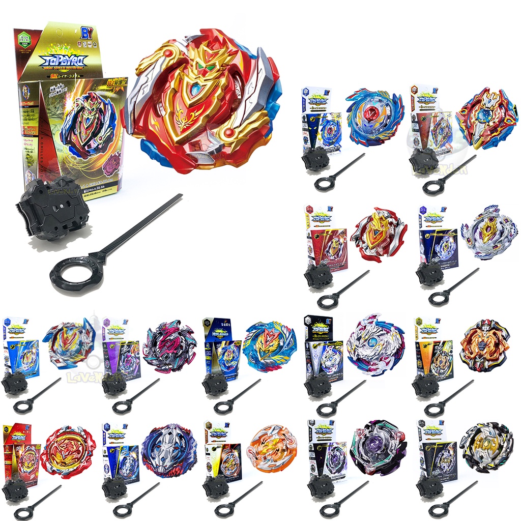 Brinquedo Desenho Anime Beyblade Burst Rising Ragnaruk lançador ken midori  Pronta Entrega Brasil