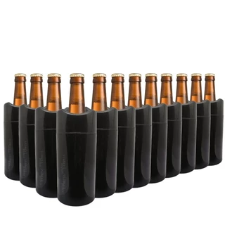 Porta Garrafa Termico Com Isopor Camisinha Cerveja 600ml 12un