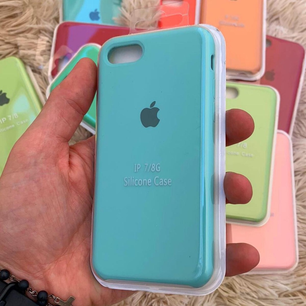 Capinha Iphone 7/8 | Iphone 7/8 Plus De Silicone Aveludada Ótima ...