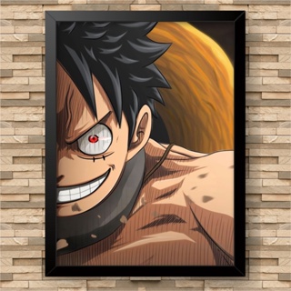 ONE PIECE - Quadros e Placa Decorativa de Parede para quarto e sala tema  Wanted luffy Zoro Nami Usopp Sanji Tony Chopper Robin Roronoa Eiichiro  Quadro parede e decoração séries, filmes e