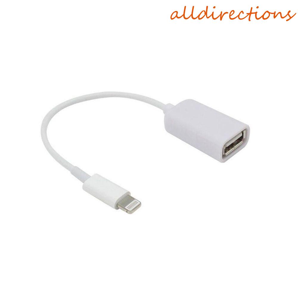 Alldirection Cabo Adaptador OTG Macho Para Conector De iPhone