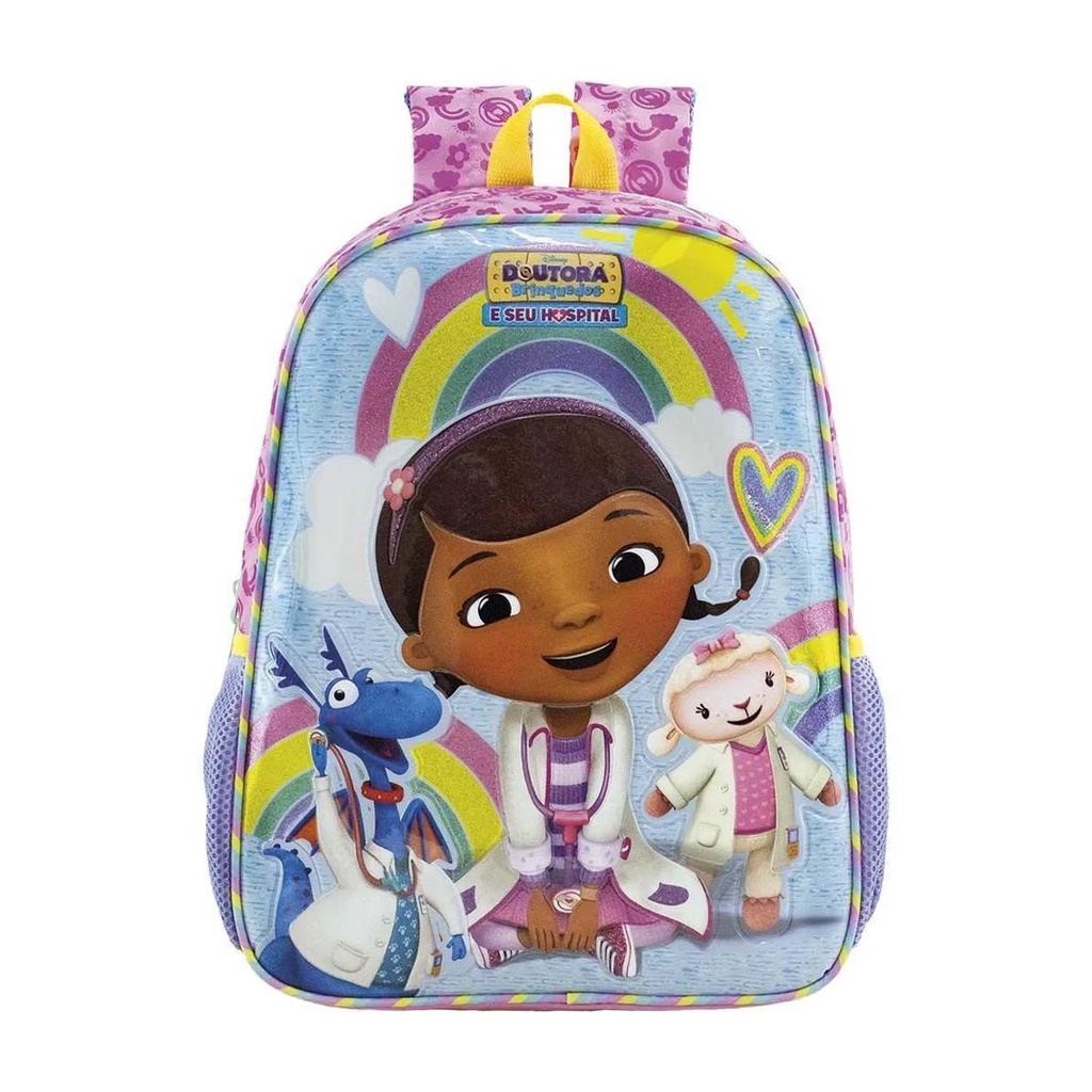 Mochila de Costas Doutora Brinquedos Escolar Infantil | Shopee Brasil