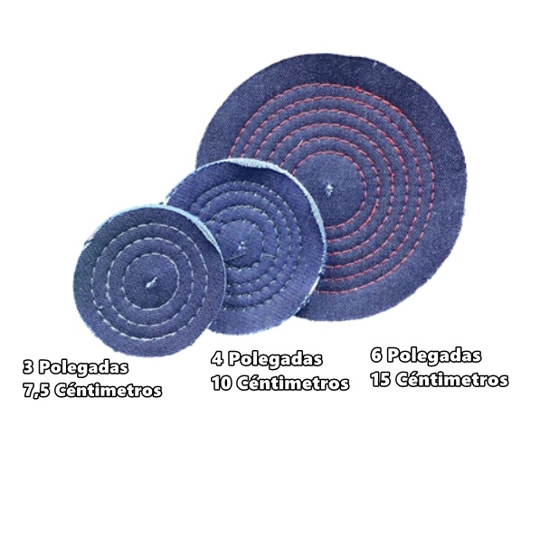 Rodas De Polimento Jeans 3,4,6 Polegadas | Shopee Brasil