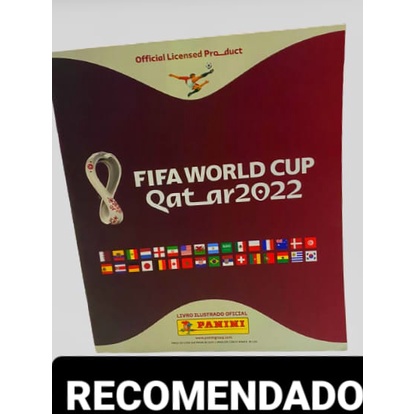 Álbum Copa do Mundo 2022 Qatar Oficial Capa Mole