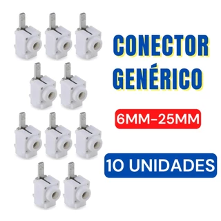 CONECTOR GENERICO FRONTAL 10 UNIDADES TERMINAL PARA DISJUNTOR 6MM-25MM
