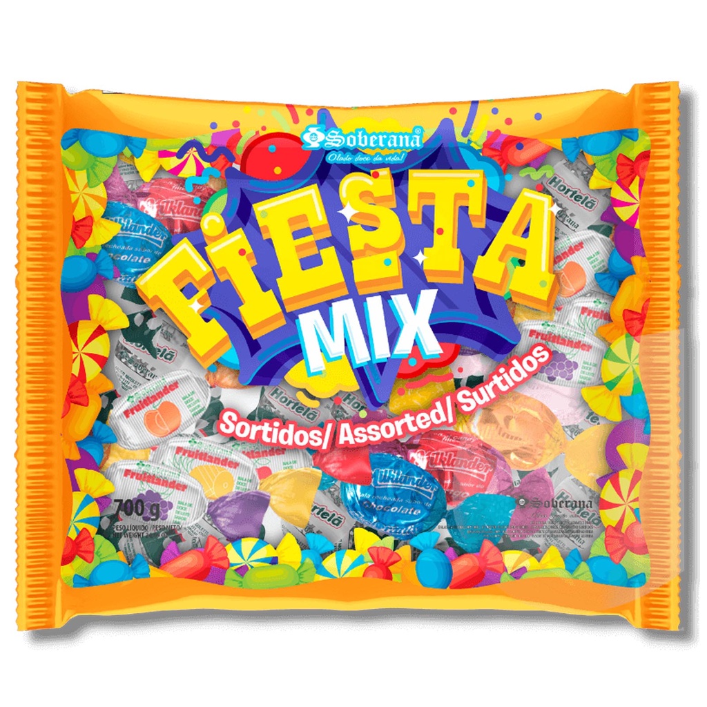 Doces Sortidos Festa Mix - 700g | Shopee Brasil
