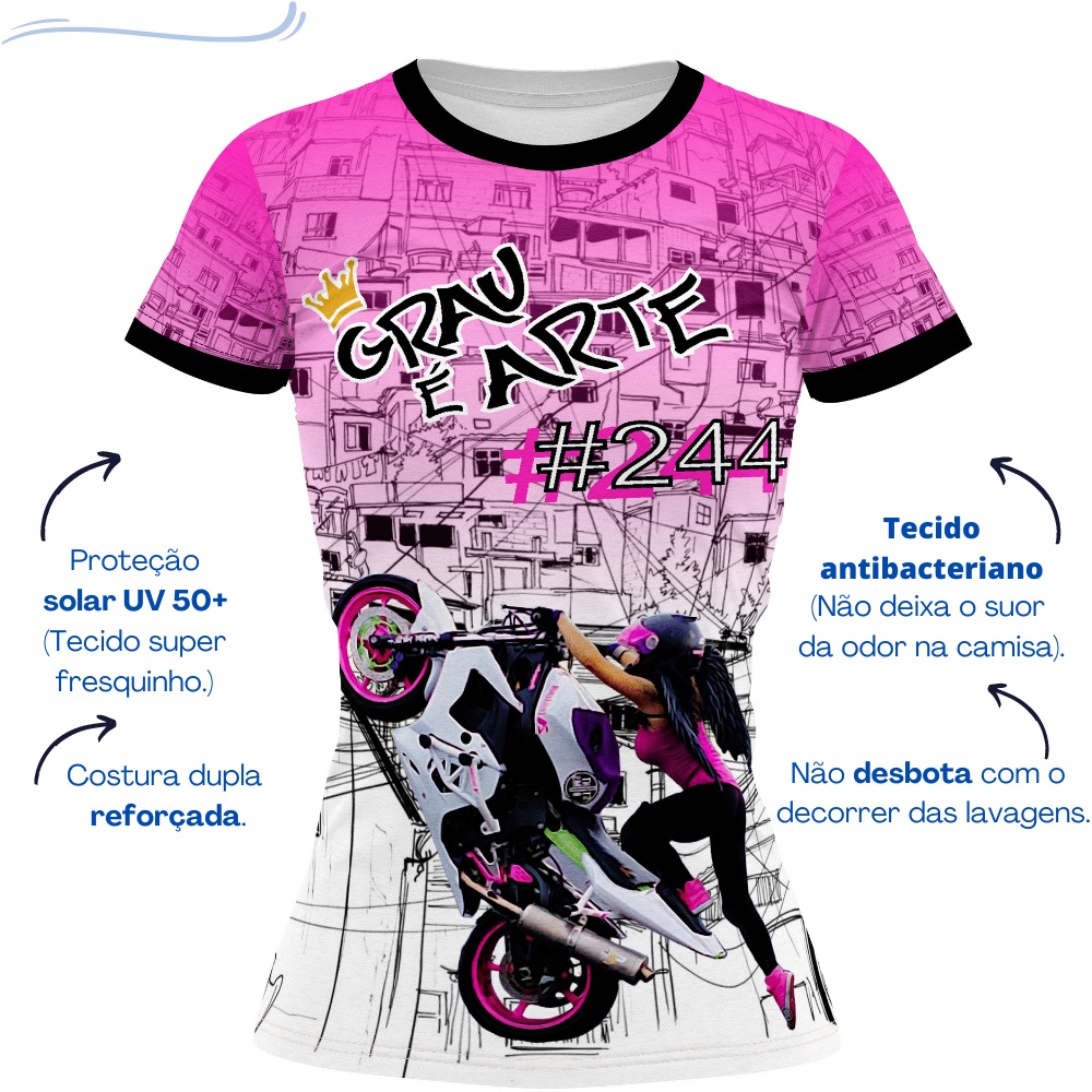 Camisetas infantil da Quebrada favela Chave Mandrake Grau e Arte pac02