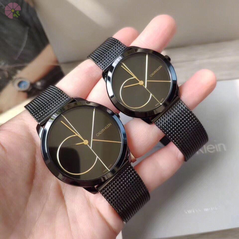 2022 Cal vin Klein Moda De Alta Qualidade Relógio Simples De Malha De Aço Inoxidável