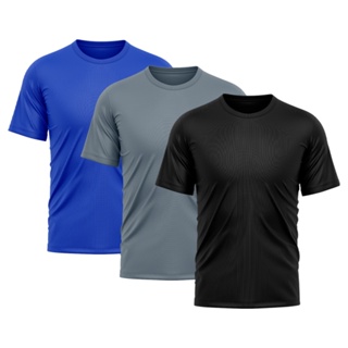 Camiseta Fitness Dry com Proteção UV Preta