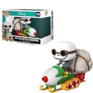 FUNKO POP RIDES DISNEY EXCLUSIVE - JACK SKELLINGTON IN SNOWMOBILE 104 NOVO ORIGINAL