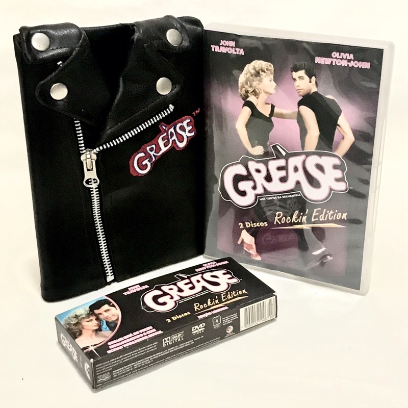 DVD filme “Grease” edição limitada Rockin’ Edition (jaqueta preta