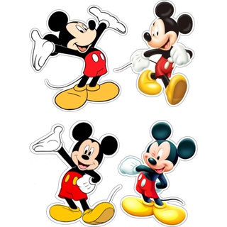 Adesivo Minnie e Mickey Tm:10x9 á prova d
