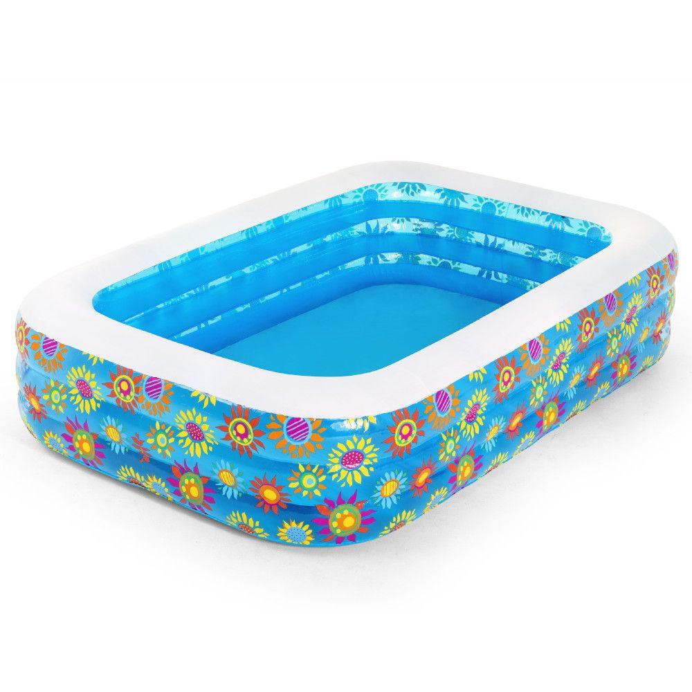 Inflatable pool Bestway Grey 7340 L 396 x 84 cm