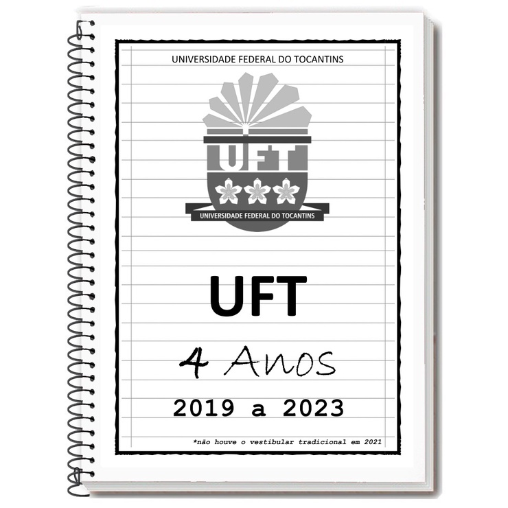 UFT 2023/2024 Apostila de Provas + Gabarito + Folhas de Redação