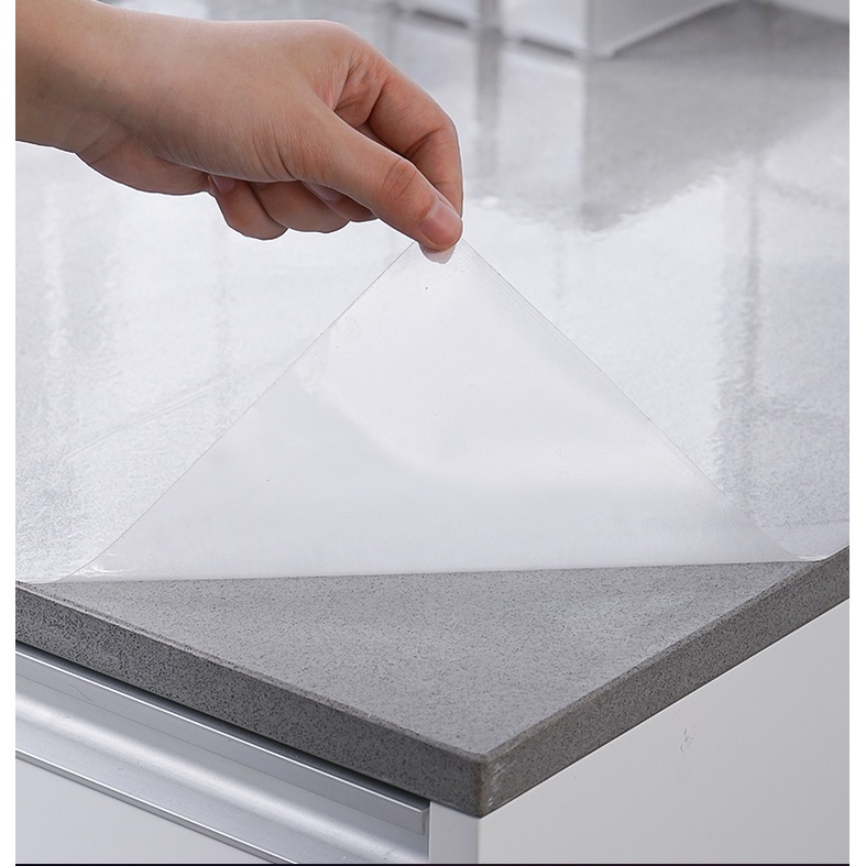 Kit 5mx60cm Papel De Parede Adesivo Transparente Vinilico Autocolante Móveis Casa Escritório