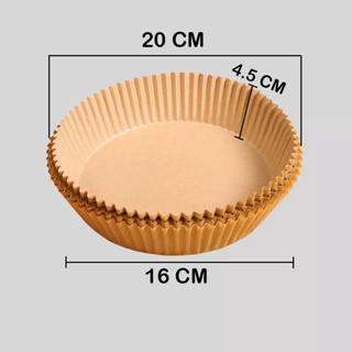 50 100 Unidades Forma Protetora De Gordura Descartável AirFryer