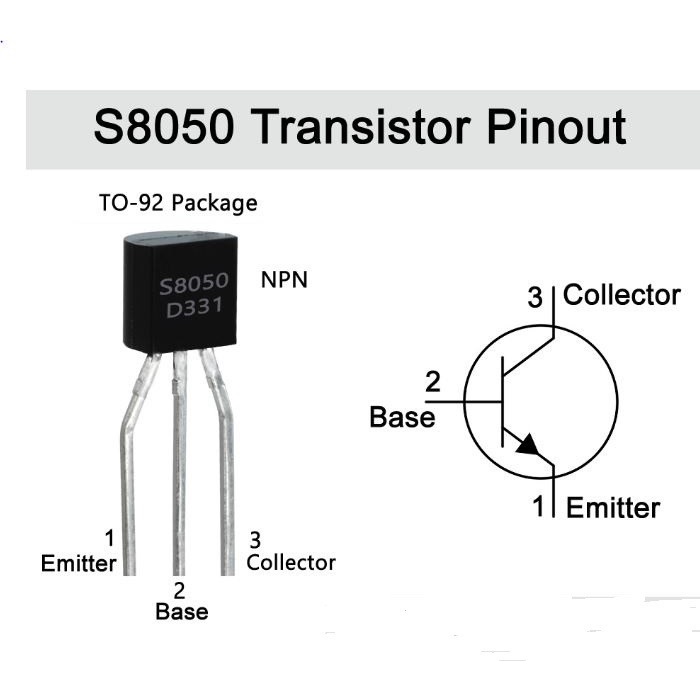 Transistor Bipolar 2SC8050 (10 Peças) 2SC 8050 C8050 S8050 | Shopee Brasil