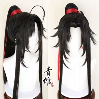 Tian Guan Ci Fu Heaven Official's Blessing Anime Hua Cheng Black Cosplay Wig