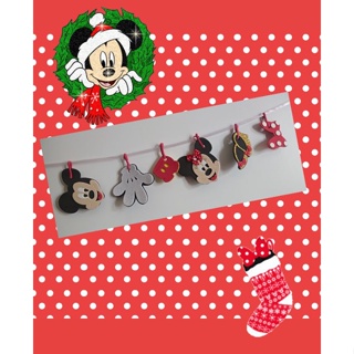 kit enfeite natal mickey e minnie