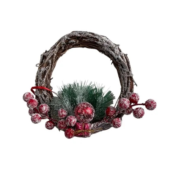 Guirlanda Natal Natalino Decoração Enfeite De Porta 15cm