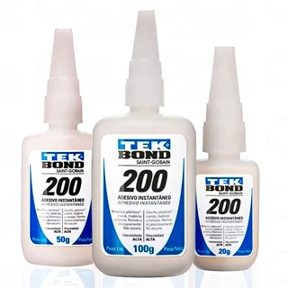 Adesivo Cola Multiuso Instantâneo Tek Bond 200 Artesanato Viscosidade Alta Qualidade Vários Tamanhos em Oferta na Shopee