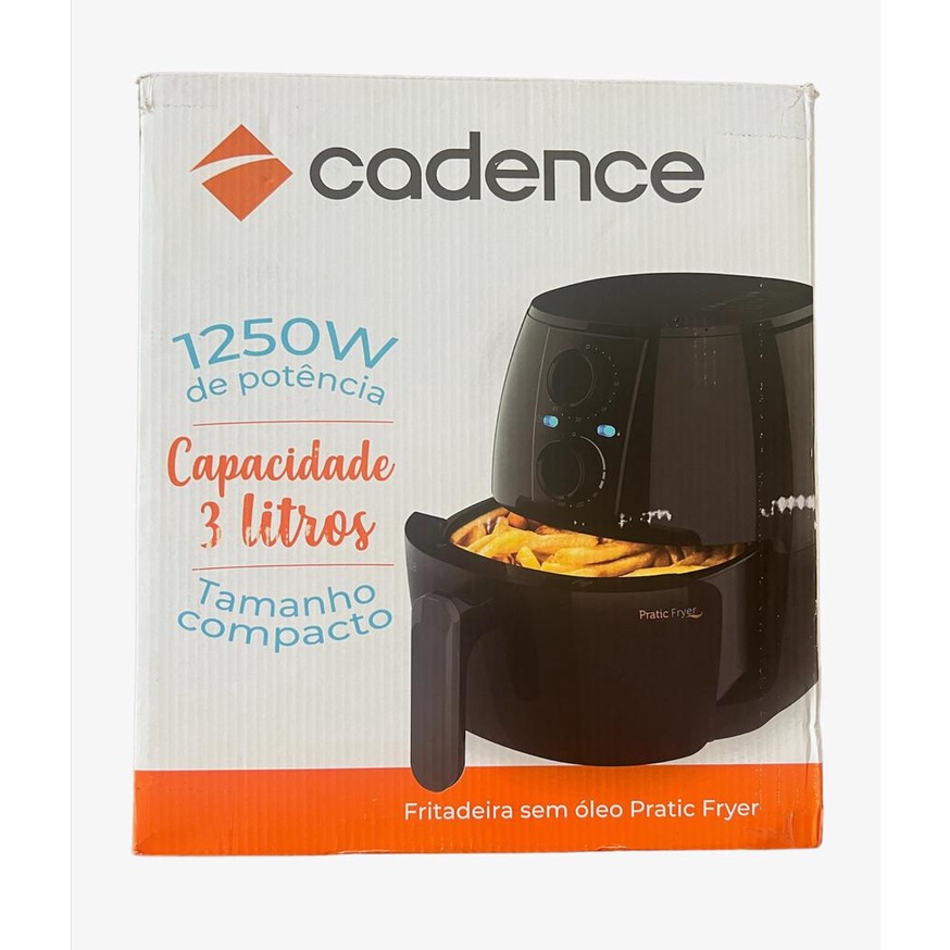 Fritadeira Sem Óleo 3,2L Cadence Super Light Fryer 127V