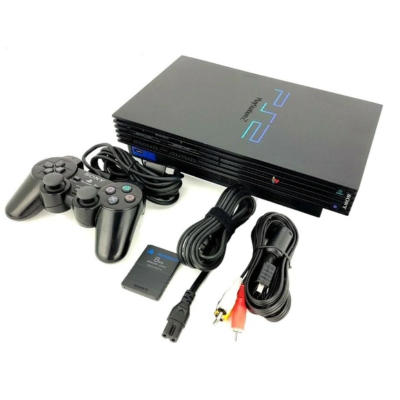 Playstation 2 Slim Ps2 Slim + Hd 500gb Lotado de Jogos