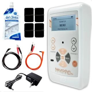 Neurodyn Portable Ibramed TENS FES Eletroestimulador Portátil Fisioterapia Dor Muscular Profissional em Oferta na Shopee