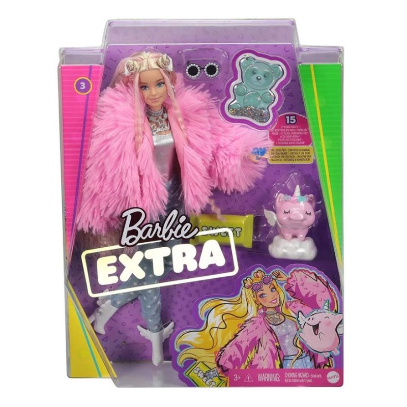 Barbie loira hiper-realista com características realistas