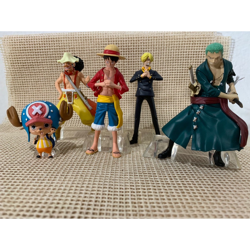 Action Figure - Kit 2 Akuma no mi (Gomu - Hie) - One Piece - Anime Figure -  Mangá - Colecionavel de anime - Otaku - Luffy - Figuras de ação 