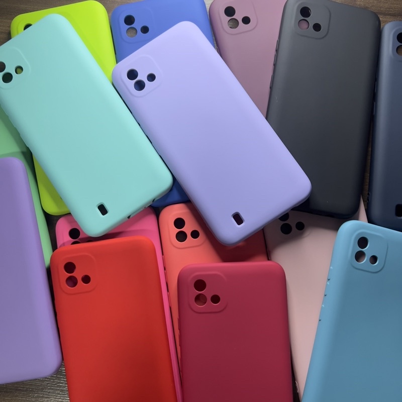 DOINK Cover Per Realme C11 (2021) - Custodia In Silicone TPU Traslucido Effetto Sfumato - Antiurto Con Airbag - Foro Per Cordino - Rosa Oro