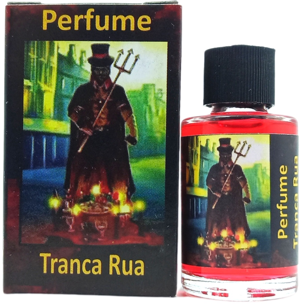 Perfume Exú Tranca Rua Proteção Defesa contra Energias Negativas Inveja Mau Olhado Olho Gordo Abre Caminhos Guardião Umbanda Exu Candomble Astral Energia Magia