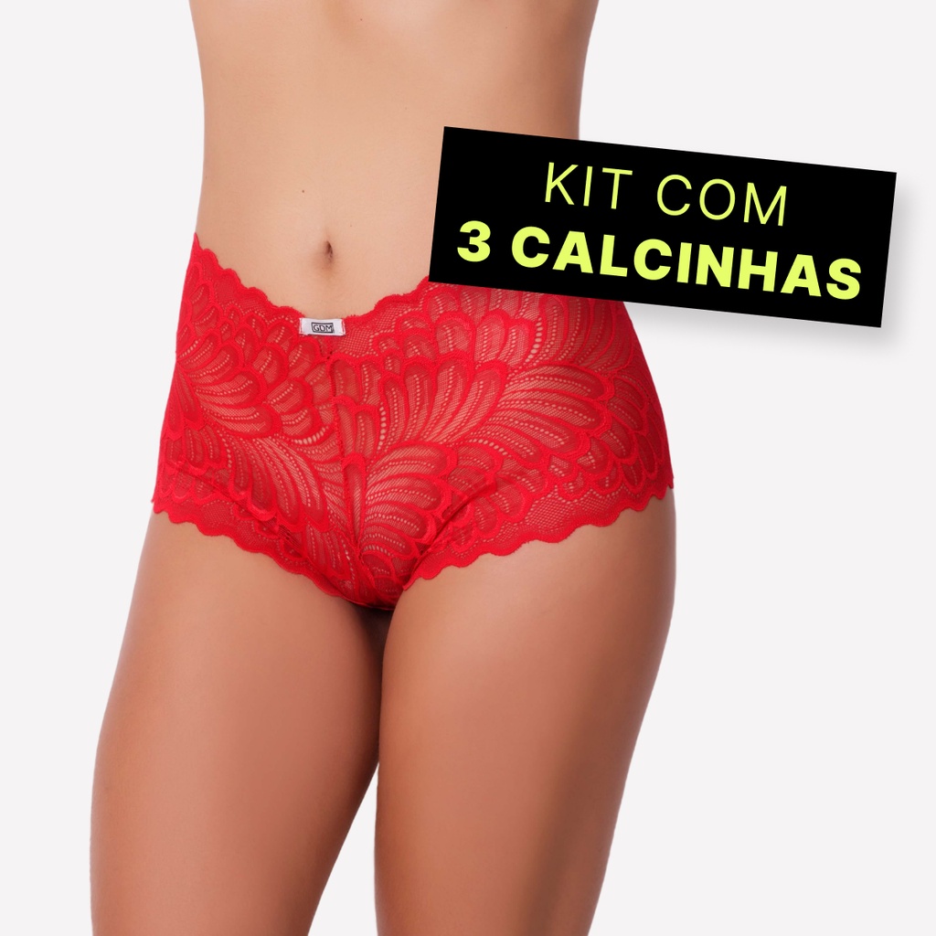 KIT 3 Sutiã Reforçado Microfibra e Renda Fita Premium Lingerie Com Bojo e  Com Aro